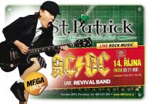 AC-DC revival band v restauraci St.Patrick Pardubice