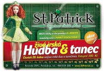 živá irská hudba a tanec v St.Patrick Pardubice