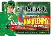 St.Patrick slaví 4.narozeniny, restaurace Pardubice