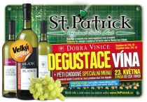 Restaurace Pardubice St.Patrick, degustace vína a speciální menu