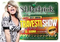 Travesti Show v restauraci StPatrick Pardubice