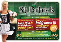 Akce na leden a únor - St.Patrick original Irish Pub