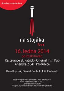 Na stojáka live v restauraci StPatrick Pardubice
